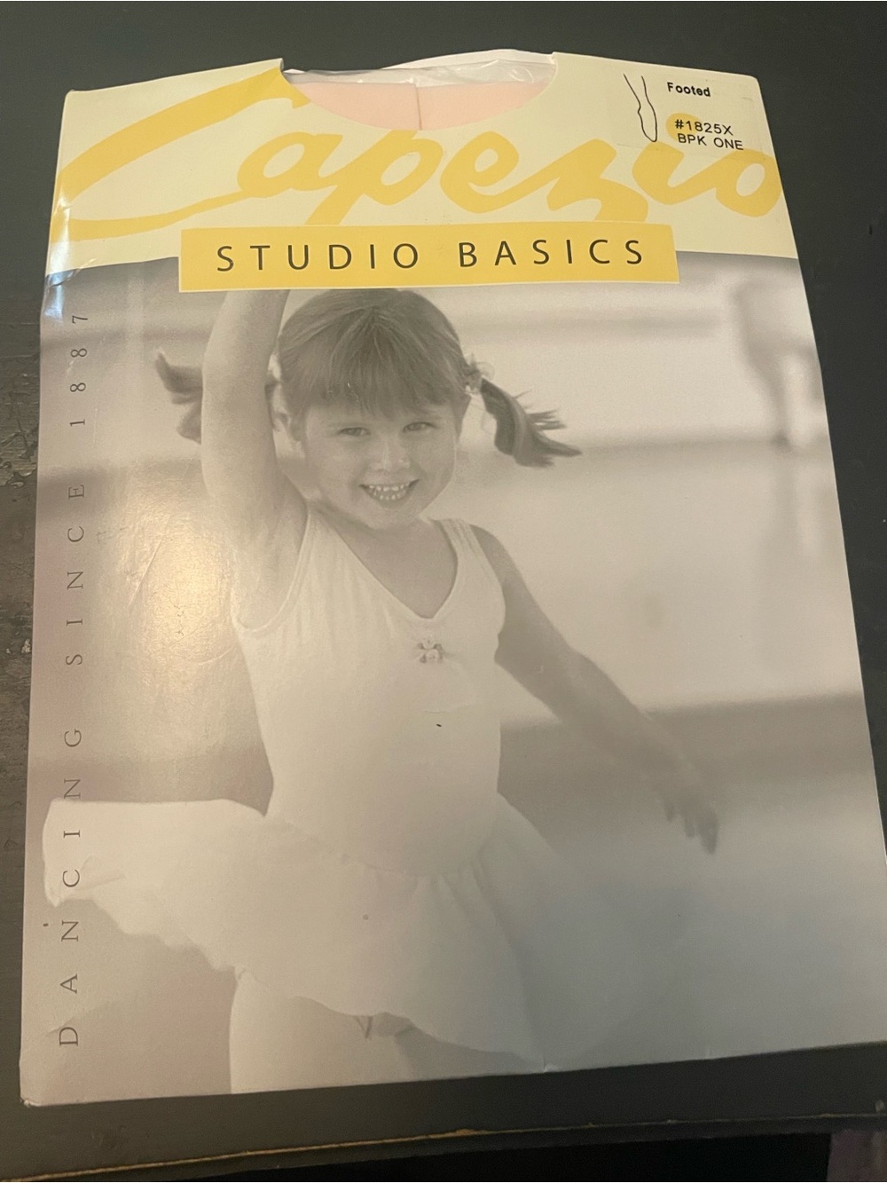 Capezio Footed Children's Tights Size Pink pantyhose dance ballet jazz